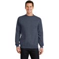 thumbnail image 1 of Port & Company ®  - Core Fleece Crewneck Sweatshirt. Pc78 2Xl Heather Navy, 1 of 4