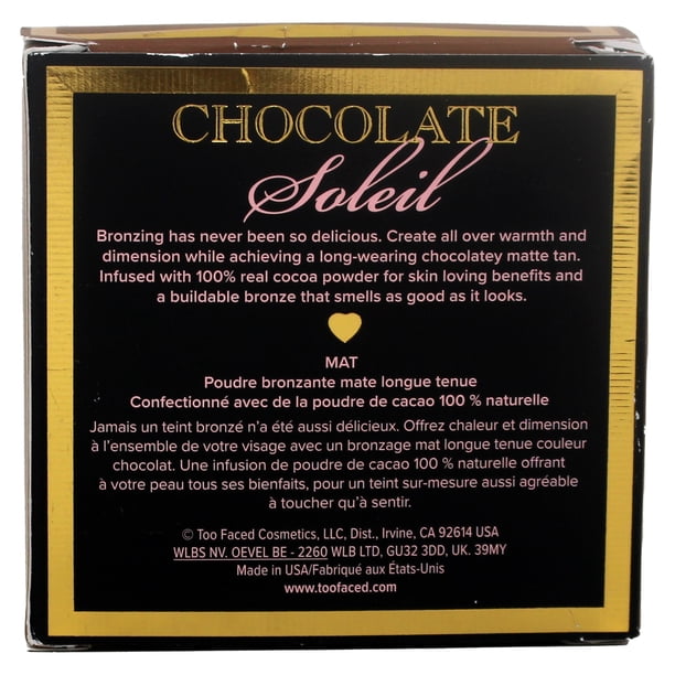Too Faced Chocolate Soleil Matte Bronzer Chocolate Soleil - Walmart.ca