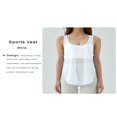 thumbnail image 3 of Women Vest Sleeveless U Neck See Through Loose Summer Split Tops, 3 of 4