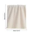 thumbnail image 3 of Velvet Face Towel - Soft & Absorbent Washcloth, Gentle Cleansing for Makeup Removal, Quick-Drying & Durable, Solid Color Design, White, JKODE, 3 of 8