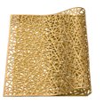 thumbnail image 4 of Gkeoshab Napperon Rectangulaire Fleur Napperon en PVC Maison Quotidien Décoration de Table Napperon en PVC Or Chaud Triangle Maison et Jardin, 4 of 4