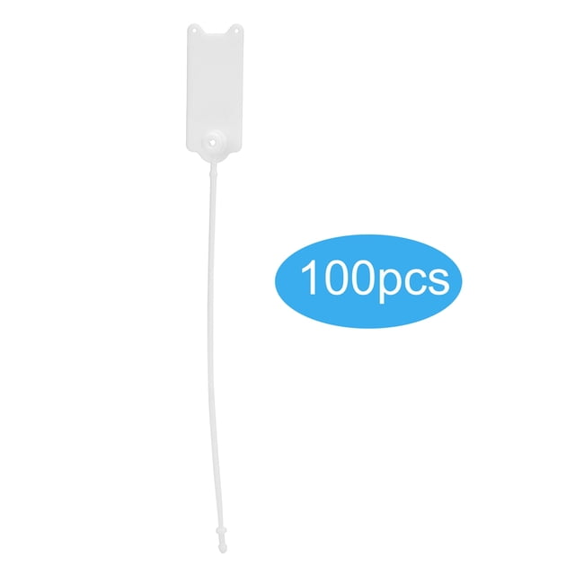 Étiquette Autobloquante, 100 Pcs 195mm Étiquettes de Câble Jetables Étiquette Autobloquante Performance Finement Réglée