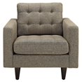 thumbnail image 2 of LexMod Empress Upholstered Armchair in Oatmeal, 2 of 5