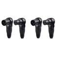thumbnail image 1 of 2X L-Type 3 Pin XLR Male/ Female Connector Mic Cable 90 Degree Audio Wire Connector for Speaker Systems XLR Plug, 1 of 8