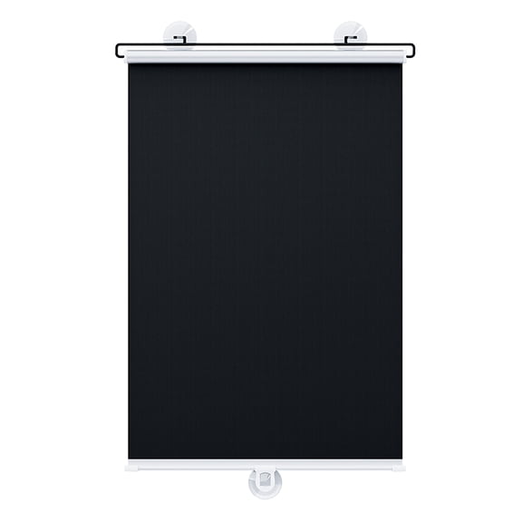 ZTTD Stores Enrouleurs Rétractables Sans Perçage pour Fenêtre avec 3 Ventouses, Stores Enrouleurs Occultants Isolants Thermiques, Store Occultant Pare-Soleil Couvre-Rideau Temporaire pour Maison Chambre Voiture, 17.71x49.21 Po