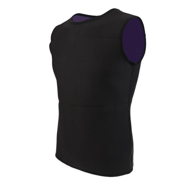 Neoprene Adult Top Wetsuit Vest Protection Surfing Swim Diving - Black, L L