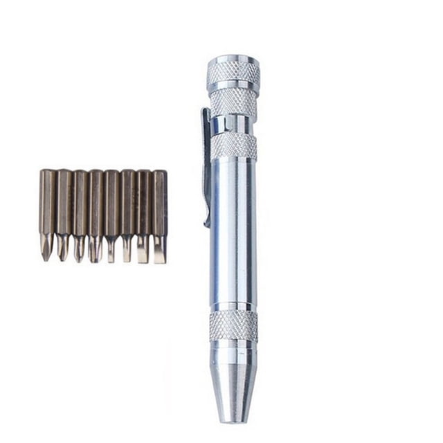 Small Screwdriver Set,8-In-1 Small Screwdriver,Watch Glasses Mini Screwdriver Set,Micro Precision Tiny Screwdriver Set Small Screwdriver Set for Electronics Eyeglass,Glasses Screwdriver Kit
