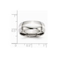 thumbnail image 2 of Acier Inoxydable Incrustation Argent 8mm Poli Bague Taille 11 Bijoux Cadeaux pour les Femmes, 2 of 4