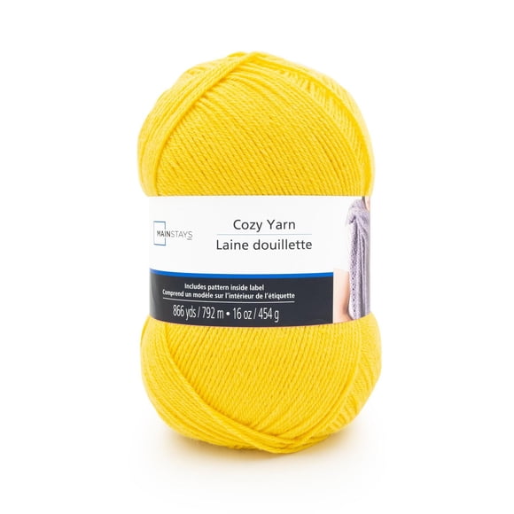 Fil Mainstays Cozy Acrylique Moyen 1 Pelote, 454g / 792m