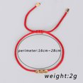 thumbnail image 3 of Handmade Tibetan Copper Bead Rope Bracelet & Bangles Unisex Wax ThreadThe Best Gift for A Loved One, 3 of 3