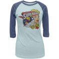 thumbnail image 1 of Supergirl - Collage Juniors Raglan, 1 of 1