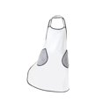 thumbnail image 2 of DOLITY Cooking Apron, Baking Apron, Water Oil Apron, Gardening Apron, Apron White, 2 of 9