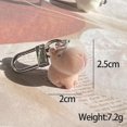 thumbnail image 3 of Fluffy Alpaca Elk Capybara Animal Keychains Resin Cartoon Lovely Funny Garlic Goose 3D Doll Pendant Bag Box Car Key Ring Jewelry, 3 of 4
