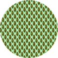 thumbnail image 1 of Ahgly Tapis Rond Lavable en Machine Intérieur Transitionnel Vert Clair, 7 Pieds Rond, 1 of 7