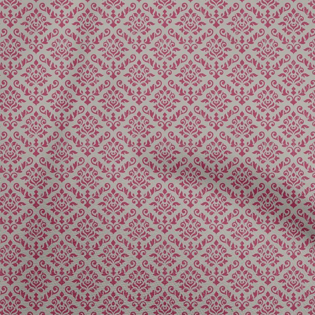 oneOone Cotton Poplin Gray Fabric Damask Sewing Craft Projects Fabric Prints By Yard 56 Inch Wide