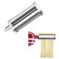 thumbnail image 3 of Appareil à Pâtes en Acier Inoxydable, Rouleau à Spaghetti, Mélangeur sur Socle, Accessoire de Cuisine, Type Mince, 3 of 9