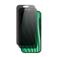 thumbnail image 1 of onn 2-Pack Privacy Tempered Glass Screen Protectors for iPhone® 17 Pro Max, 180° Privacy, Standard Drop & Scratch Protection, Includes Easy Application Frame, 1 of 5