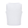 thumbnail image 5 of Timegard Camisoles pour Femmes Côtelées à Encolure Carrée Sans Manches Ajustées Confortables Courts T-Shirts Mode d'Été, 5 of 5