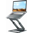 thumbnail image 1 of Laptop Stand for Desk Adjustable Height Telescopic Computer Stand with Pull Out Design Ergonomic Laptop Riser Fits All Laptops &#, 1 of 9