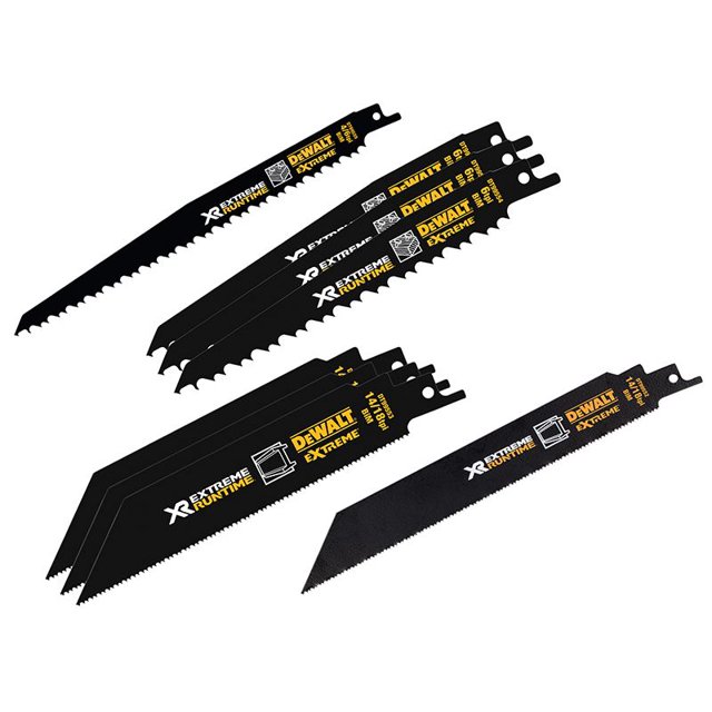 DEWALT - DT99551 XR Ensemble de Lames de Scie Réciproques, 8 Pcs