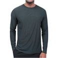 thumbnail image 2 of cllios Men's Sun Protection UPF 50+ Shirts Long Sleeve Running Workout Athletic Gym Shirt UV Swim Fish Rash Guard Hiking, 2 of 7