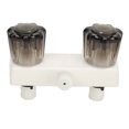 thumbnail image 1 of RV Shower Faucet Valve, RV Shower Valve Diverter  Easy To Install Control Dual Knob RV Faucet Shower Faucet With 2 Knobs For Boat Wagon, 1 of 8