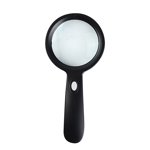 black 12 Led High-Definition Reading Glasses For Elderly With Lights #6wi02