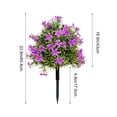 thumbnail image 3 of Led Valentines Day Solar Garden Lights 5-In-1 Multicolor Outdoor Waterproof Yard Patio Decoration | Classic Holiday String Lights | Easy Install Solar-Powered Lighting, 3 of 6
