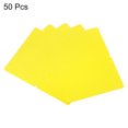 thumbnail image 3 of Unique Bargains Blank Greeting Cards,50pack Favor Decor Foldable Blank Card ,Yellow Card Paper, 3 of 5