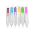thumbnail image 1 of Wweixi 6 Pcs/Ensemble Lime à Ongles Surface Givrée Légère Résistante à l'Usure Robuste Réutilisable Bricolage Artisanat Verre Outils de Manucure TYPE2 14cm, 1 of 8