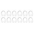 thumbnail image 4 of Flex Double Shower Rings 12 White/Chrome, 4 of 4