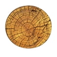 thumbnail image 1 of Tapis de Salon Rond à Grain de Bois pour Enfants, Tapis de Sol pour la Maison, Tapis de Jeu, Tapis de Yoga pour Salon, Rond, Design Rond, 1 of 2