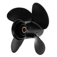 thumbnail image 2 of Outboard Propeller Outboard Accessory 10 3/8x13 Outboard Propeller High Thrust 4 Blades Aluminum Alloy Fit For  Outboard 35-60HP Engine, 2 of 8