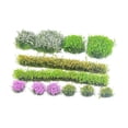 thumbnail image 2 of Bunblic DIY Miniature Grass Tufts Artificial Grass Modeling Versatile Flower Cluster for Architecture Building Train Landscape Style D, 2 of 8