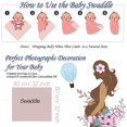 thumbnail image 4 of SUFEINI Maternity Robes and Matching Swaddle Blanket Set Women Mommy Postpartum Robe Hospital Labor and Delivery Gown, 4 of 5