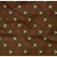 thumbnail image 4 of oneOone Organic Cotton Poplin Twill Fabric Hash Sign Kasuri Print Sewing Fabric BTY 42 Inch Wide, 4 of 4
