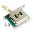 thumbnail image 2 of MERIGLARE Guitar Pickup Lever Switch Attachment with Knob Quiet Pickup Selector Switch Yellow 5 Way, 2 of 5
