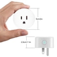 thumbnail image 3 of Wifi Plugs Smart Plug,Wifi Smart Plug Wifi Smart Plug with Remote Control and Timer Function Used in Conjunction with Auxiliary 10A Smart Socket for 2.4G Wi Fi Remote Control Outlet, 3 of 9