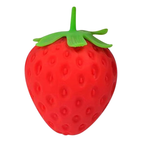 Lksixu Squishy Toy Squeeze Toys Squeezable Toy Fruit Ball Realistic Strawberry Model Party Favors Slow Rises Pressure Release Toy Adults Stress Relief Fidget Toy