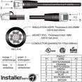 thumbnail image 3 of InstallerParts (10 Pack) Ethernet Cable CAT6 Cable UTP Booted 2 FT - Yellow - Professional Series - 10Gigabit/Sec, 3 of 5