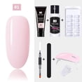 thumbnail image 2 of Kit de Gel à Ongles en Poly Extension 7 Pcs Tout pour Manucure Kit de Construction Rapide Vernis Gel, 2 of 5