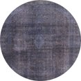 thumbnail image 1 of Ahgly Company Tapis d'Intérieur Ronds Abstraits Gris Rat, Tapis de Zone Abstraits, 5 Pieds Rond, 1 of 6