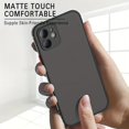 thumbnail image 2 of Buy 1 Get 1 Free, total of 2 PCS Ultra-Thin Matte PC Phone Case for iPhone 11 13 12 14 Pro Max Mini, Shockproof Bumper Case with Enhanced Grip, Anti-Scratch Protection, and Precise Cutouts for iPhone, 2 of 5