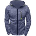 thumbnail image 1 of ORUYROP Sweat à Capuche Zippé pour Hommes, Mode Automne/hiver 2023, Veste Décontractée à Manches Longues, 1 of 3