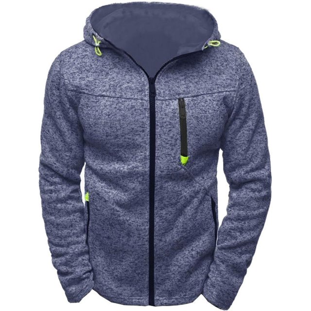 ORUYROP Sweat à Capuche Zippé pour Hommes, Mode Automne/hiver 2023, Veste Décontractée à Manches Longues