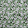 thumbnail image 1 of oneOone Tissu en Jersey de Coton Vert Floral Rétro Tissu pour Robe Tissu Imprimé au Mètre 58 Pouces de Large, 1 of 5