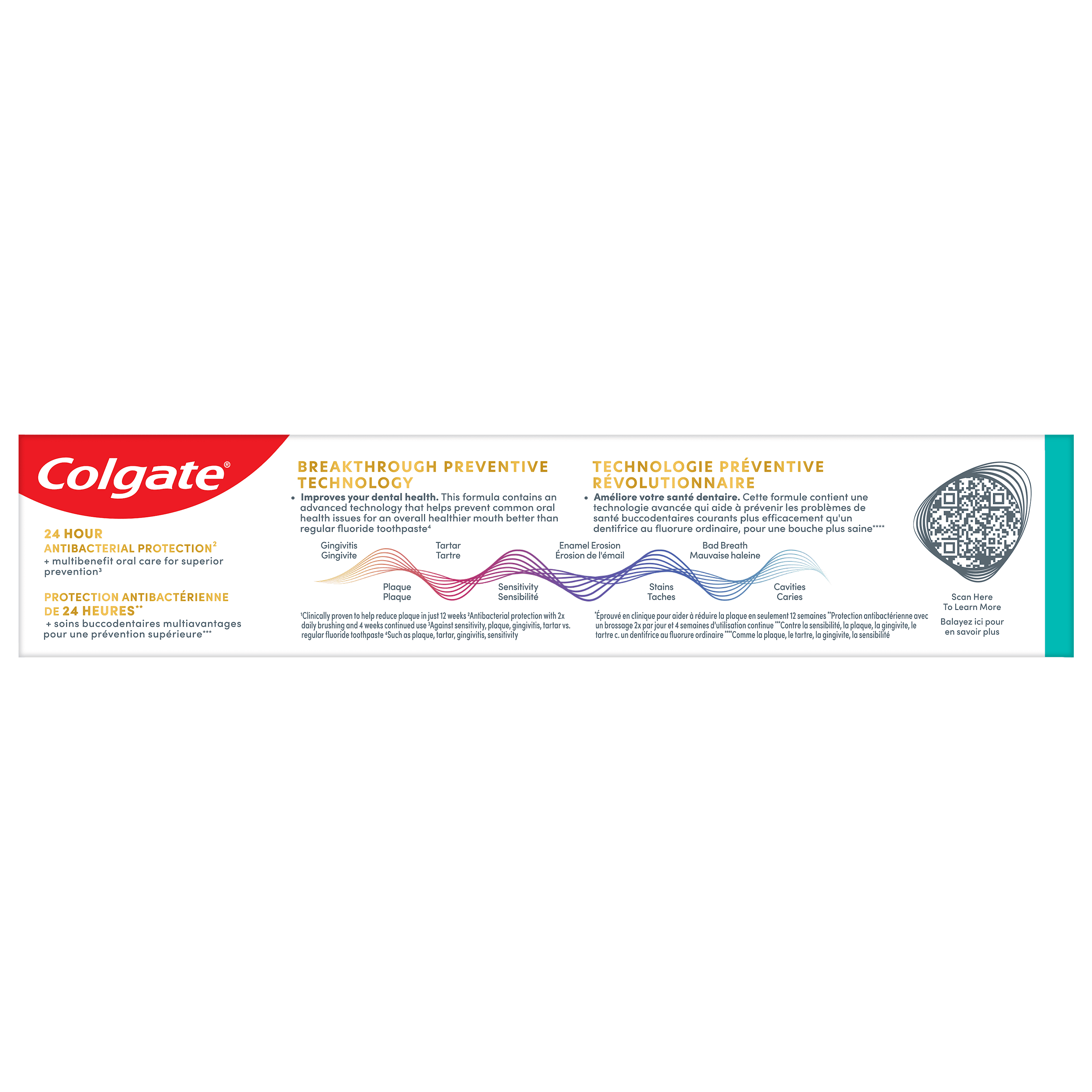 Colgate Total Active Prevention Fresh Mint Toothpaste, 120 ml