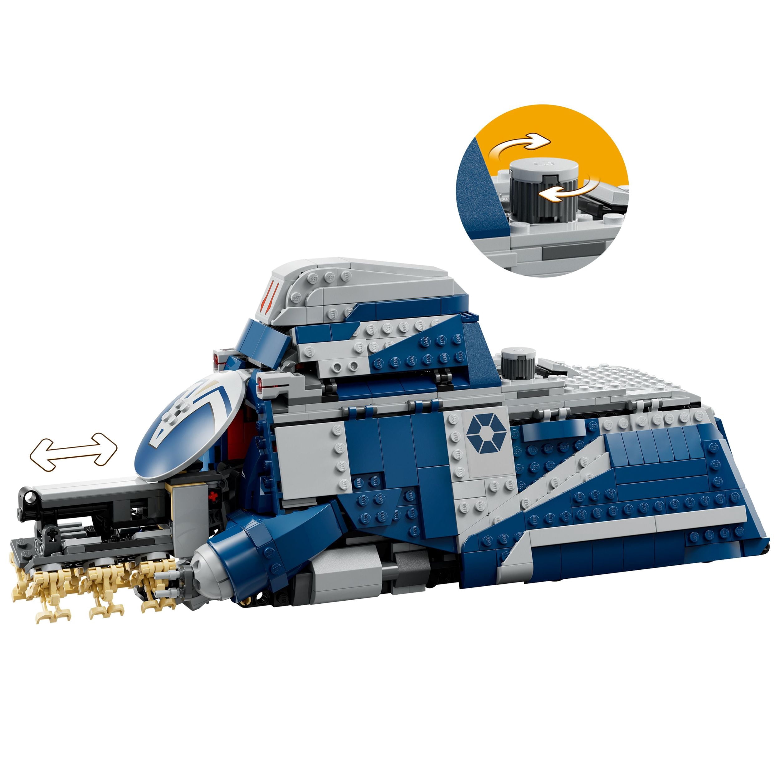 LEGO Star Wars : La Guerre des Clones Le TMT des Séparatistes de la Bataille de Felucia, Ensemble 75435
