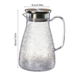 thumbnail image 3 of Acrylic Striped Kettle Plastic Cold Water Kettle Transparent Cool Kettle Juices Kettle Herbal Tea Kettle, 3 of 6