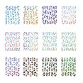 thumbnail image 2 of 12pcs Stereoscopic Nail Art Sticker Self-adhesive Nail Decal Embossed Ribbon Nail Decorative Sticker for Girl Family Gathering Party, 2 of 9